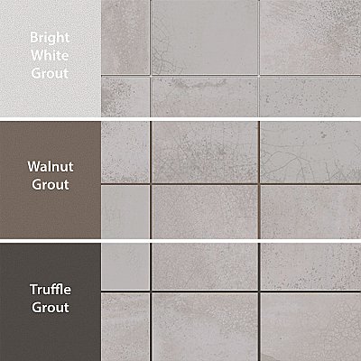 Kings Sea White 13" x 13" Ceramic Floor and Wall Tile - 10 Tiles Per Case - 12.0 Square Feet