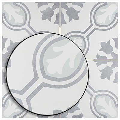 Amberley Orchid Mint 17-3/4" x 17-3/4" Ceramic Tile - Per Case of 6 - 13.32 Square Feet