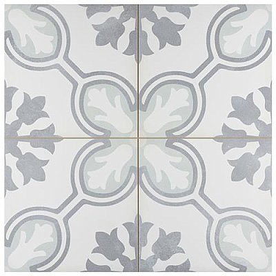 Amberley Orchid Mint 17-3/4" x 17-3/4" Ceramic Tile - Per Case of 6 - 13.32 Square Feet