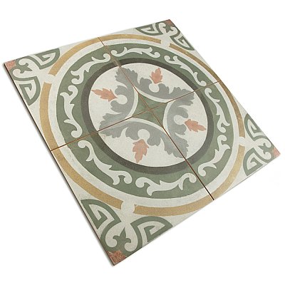 Kings Barna Gracia 17-5/8" x 17-5/8" Ceramic Floor and Wall Tile - 5 Tiles Per Case - 10.95 Square Feet