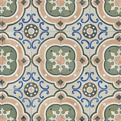 Kings Barna Raval 17-5/8" x 17-5/8" Ceramic Floor and Wall Tile - 5 Tiles Per Case - 10.95 Square Feet