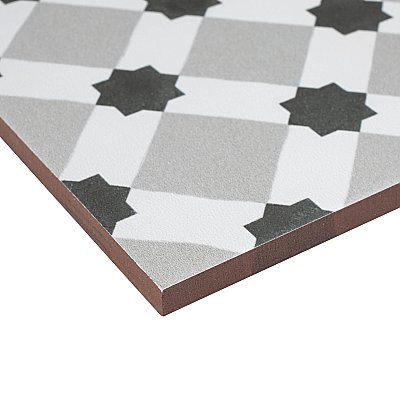 Henley Fog 17-5/8" x 17-5/8" Ceramic Tile - Sold Per Case of 5 - 11.02 Square Feet