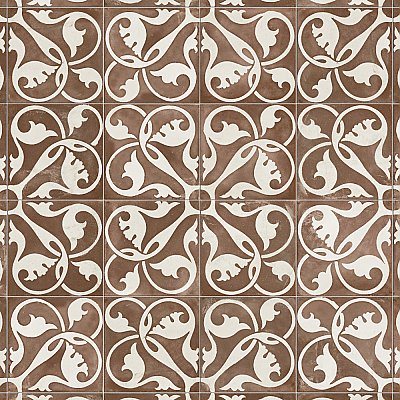 Kings Nouveau Ruby 17-5/8" x 17-5/8" Ceramic Floor and Wall Tile - 5 Tiles Per Case - 10.95 Square Feet