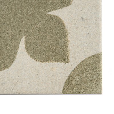 Kings Nouveau Sage 17-5/8" x 17-5/8" Ceramic Floor and Wall Tile - 5 Tiles Per Case - 10.95 Square Feet