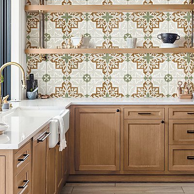 Kings Paname Bastille 17-5/8" x 17-5/8" Ceramic Floor and Wall Tile - 5 Tiles Per Case - 10.95 Square Feet