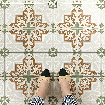 Kings Paname Bastille 17-5/8" x 17-5/8" Ceramic Floor and Wall Tile - 5 Tiles Per Case - 10.95 Square Feet