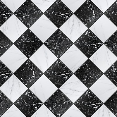 Merzoni Checker Ruzzini 17-7/8" x 17-7/8" Porcelain Floor & Wall Tile Tile - 6 Pieces per Case - 13.5 Sq. Ft. Per Case