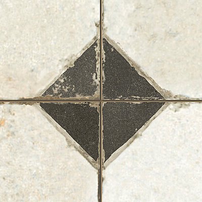 Kings Yard Nero 17-5/8" x 17-5/8" Ceramic Floor & Wall Tile - 5 Tiles Per Case - 10.95 Sq. Ft.