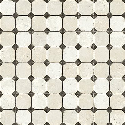 Kings Yard Nero 17-5/8" x 17-5/8" Ceramic Floor & Wall Tile - 5 Tiles Per Case - 10.95 Sq. Ft.