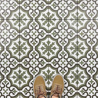 Berkeley Essence Eden 17-3/4" x 17-3/4" Ceramic Tile - Per Case of 6 - 13.32 Square Feet
