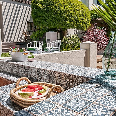 Faenza Azul 13" x 13" Ceramic Tile - Per Case of 10 - 12 Sq. Ft. Per Case