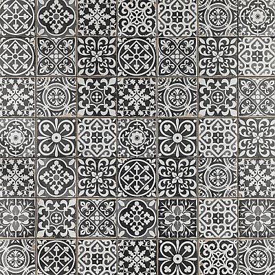 Faenza Nero 13" x 13" Ceramic Tile - Per Case of 10 - 12 Sq. Ft. Per Case