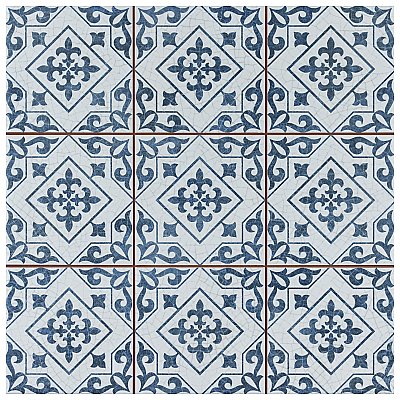 Harmonia Atlantic Cobalt Blue 13"x13" Ceramic Tile - Sold Per Case of 10 - 12.19 Square Feet