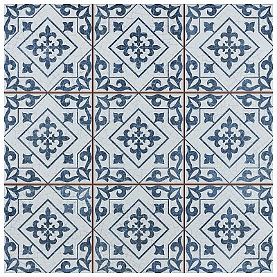 Harmonia Atlantic Cobalt Blue 13"x13" Ceramic Tile - Sold Per Case of 10 - 12.19 Square Feet