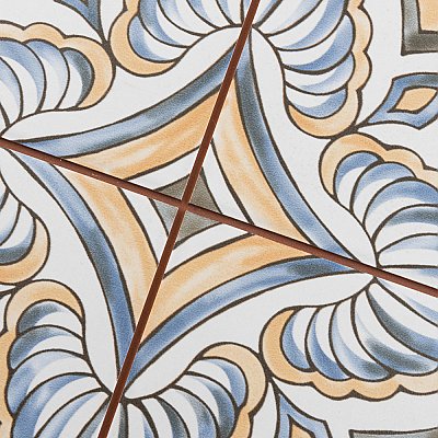 Harmonia Grove Blue  13" x 13" Ceramic Floor & Wall Tile - 10 Tiles Per Case - 12.0 Sq. Ft.