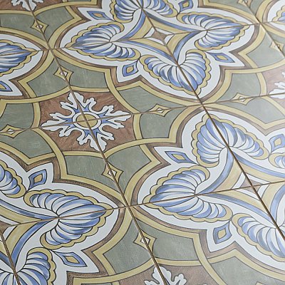 Harmonia Grove Green 13"x13" Ceramic Tile - Sold Per Case of 10 - 12.19 Square Feet