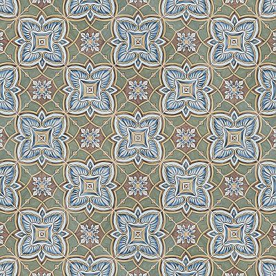 Harmonia Grove Green 13"x13" Ceramic Tile - Sold Per Case of 10 - 12.19 Square Feet