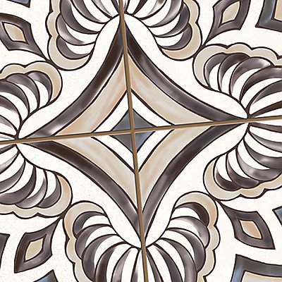 Harmonia Grove Grey  13" x 13" Ceramic Floor & Wall Tile - 10 Tiles Per Case - 12.0 Sq. Ft.