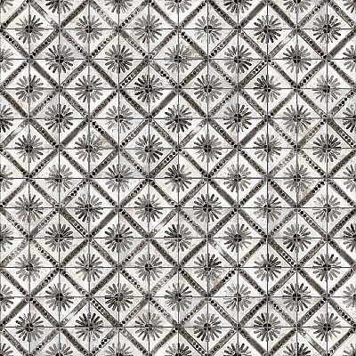 Harmonia Kings Marrakech Black 13" x 13" Ceramic Floor/Wall Tile - 10 Tiles Per Case - 12.0 Sq. Ft.