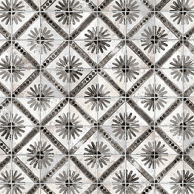 Harmonia Kings Marrakech Black 13" x 13" Ceramic Floor/Wall Tile - 10 Tiles Per Case - 12.0 Sq. Ft.