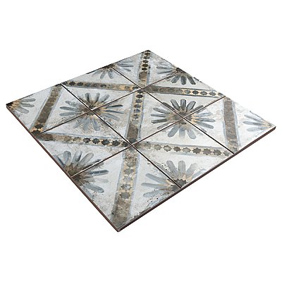 Harmonia Kings Marrakech Blue 13"x13"Ceramic Tile - Sold Per Case of 10 - 12.19 Square Feet