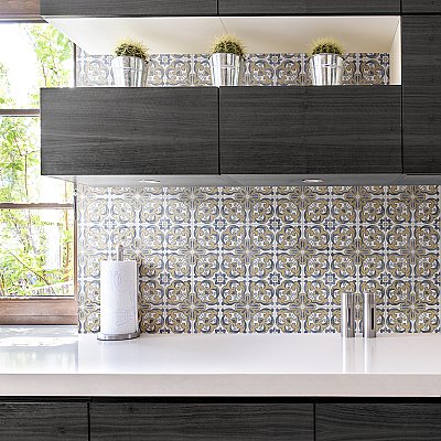 Harmonia Royal Bloom 13"x13" Ceramic Tile - Sold Per Case of 10 - 12.19 Square Feet