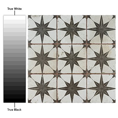Harmonia Kings Star Nero 13"x13" Ceramic Tile - Sold Per Case of 10 - 12.19 Square Feet