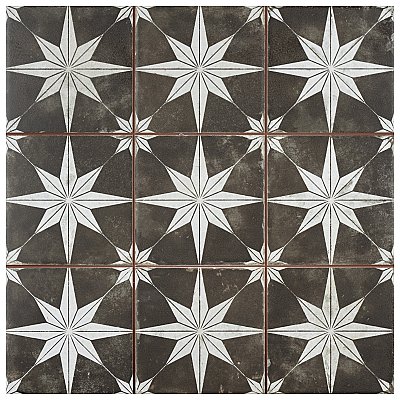 Harmonia Kings Star Night 13"x13" Ceramic Tile - Sold Per Case of 10 - 12.19 Square Feet
