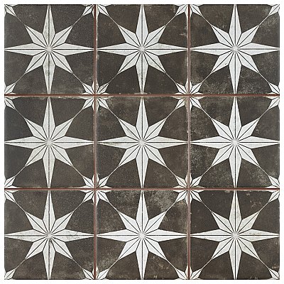 Harmonia Kings Star Night 13"x13" Ceramic Tile - Sold Per Case of 10 - 12.19 Square Feet
