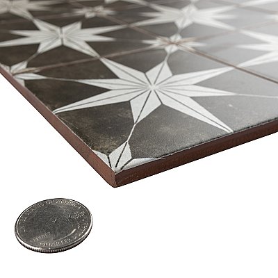 Harmonia Kings Star Night 13"x13" Ceramic Tile - Sold Per Case of 10 - 12.19 Square Feet