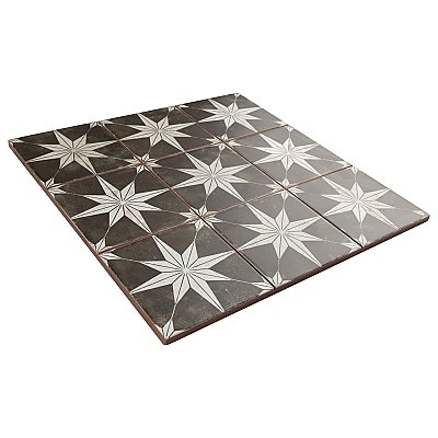 Harmonia Kings Star Night 13"x13" Ceramic Tile - Sold Per Case of 10 - 12.19 Square Feet