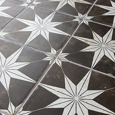 Harmonia Kings Star Night 13"x13" Ceramic Tile - Sold Per Case of 10 - 12.19 Square Feet
