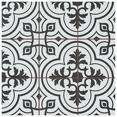 Harmonia Vintage White 13"x13" Ceramic Tile - Sold Per Case of 10 - 12.19 Square Feet