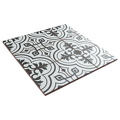 Harmonia Vintage White 13"x13" Ceramic Tile - Sold Per Case of 10 - 12.19 Square Feet