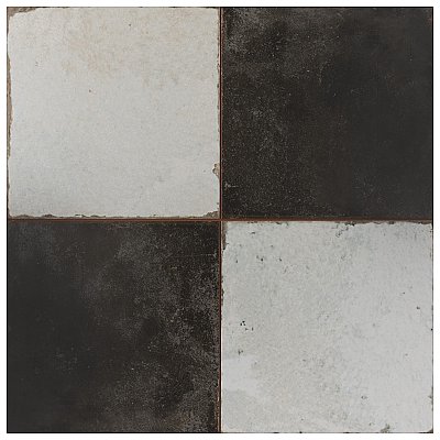 Kings Damero Ceramic Floor Tile 17-5/8" x 17-5/8" - Sold Per Case of 5 Tiles - 11.02 Square Feet Per Case