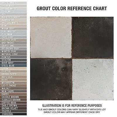 Kings Damero Ceramic Floor Tile 17-5/8" x 17-5/8" - Sold Per Case of 5 Tiles - 11.02 Square Feet Per Case