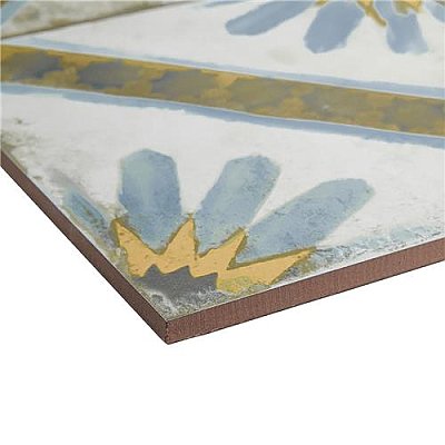 Kings Marrakech Blue 17-5/8"x17-5/8" Ceramic Floor and Wall Tile - Per Case of 5 -10.95 Square Feet