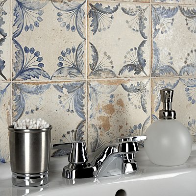 Artisan Oldker 13" x 13" Ceramic Floor & Wall Tile - 10 Tiles Per Case - 12.0 Sq. Ft.