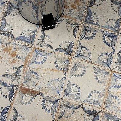 Artisan Oldker 13" x 13" Ceramic Floor & Wall Tile - 10 Tiles Per Case - 12.0 Sq. Ft.