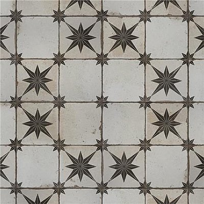 Kings Star Ara Nero 17.63"x17.63" Ceramic Floor and Wall Tile - Per Case of 5 -10.95 Square Feet
