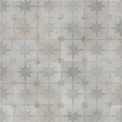 Kings Star White 17-5/8"x17-5/8" Ceramic Floor/Wall Tile - Sold Per Case of 5 - 11.02 Square Feet Per Case