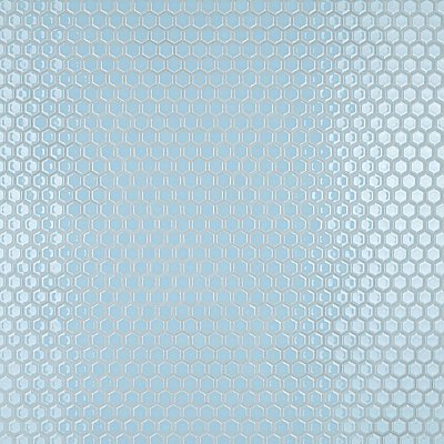 Hudson 1" Hex Cashmere Blue 11-7/8" x 13-1/4"  Porcelain Mosaic Tile -10 Tiles Per Case - 11.2 Sq. Ft.