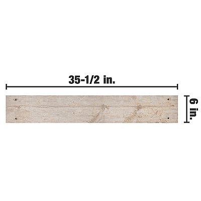 Bois Natural 6" x 35-1/2"Porcelain Floor/Wall Tile - 8 Tiles Per Case - 12.16 Sq. Ft.