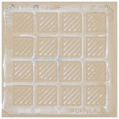 Twenties Crest Mini 4"  x 4" Ceramic Tile - Per Case of 81 - 9.72 Square Feet