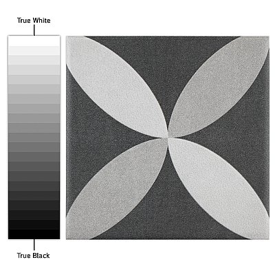 Twenties Petal Mini 4"  x 4" Ceramic Tile - Per Case of 81 - 9.72 Square Feet