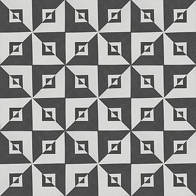 Twenties Vertex  Mini 4"  x 4" Ceramic Tile - Per Case of 81 - 9.72 Square Feet