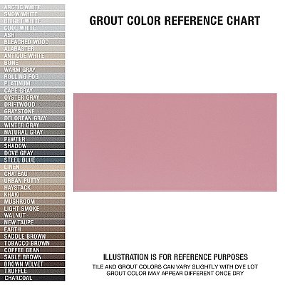 Projectos Blush Pink 3-7/8"x 7-3/4" Ceramic Tile - Per Case of 50 Pieces - 11 Sq. Ft.