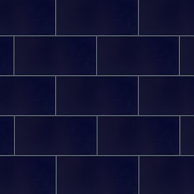 Projectos Midnight Blue 3-7/8"x 7-3/4" Ceramic Tile - Per Case of 50 Pieces - 11 Sq. Ft.