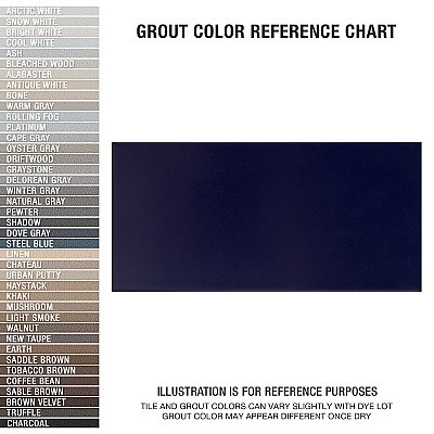 Projectos Midnight Blue 3-7/8"x 7-3/4" Ceramic Tile - Per Case of 50 Pieces - 11 Sq. Ft.