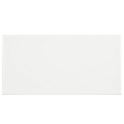 Projectos Neve White Matte 3-7/8" x 7-3/4" Ceramic Tile - Sold Per Case of 50 - 11.46 Square Feet